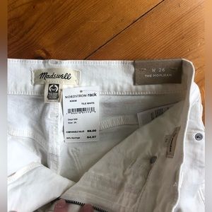Madewell Women’s Size 26 White Mom Jeans